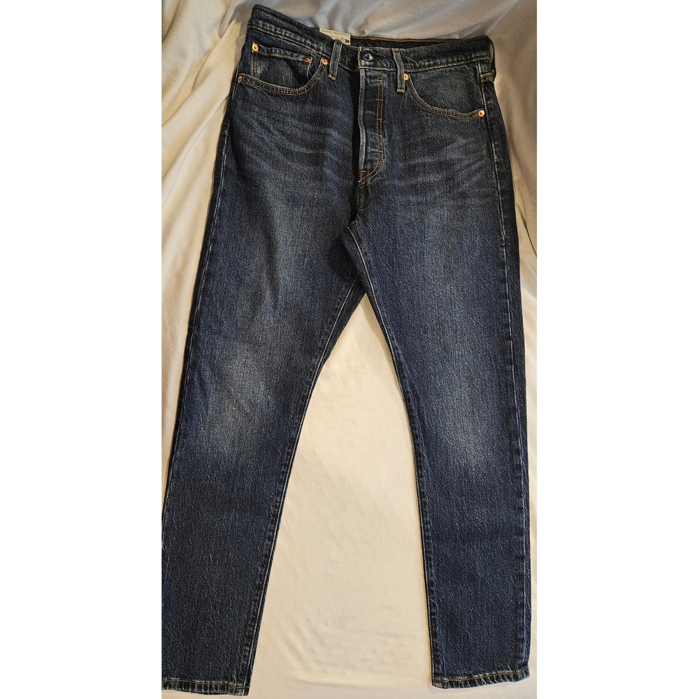 Levis Premium 501 Skinny High Rise Jeans Dark Wash Indigo 29502-0262 W31 L30 NEW